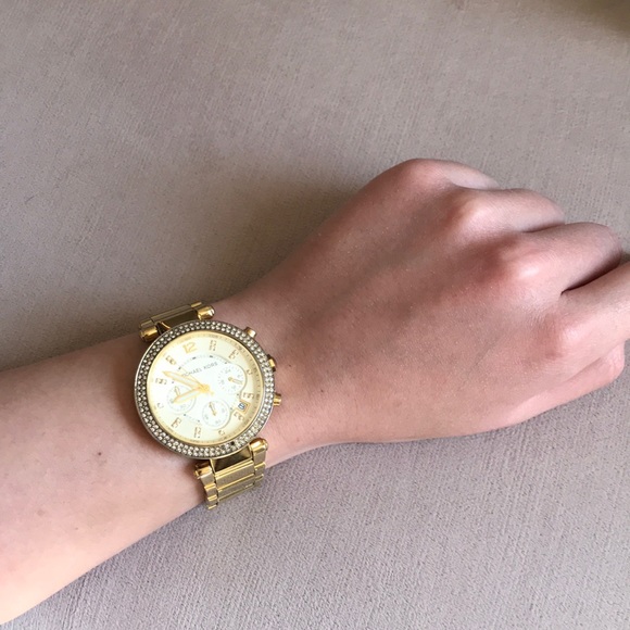 MICHAEL KORS Parker Gold-Tone Watch - Picture 7 of 8